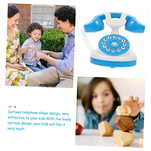Ibasenice 5 Pcs Simulated Phone Retro Landline Telephone Kids Talking Toys Baby Pretend Phone Kids Basket Music Decor Tabletop Accessories Home Appliance Toy Fake Telephone Toy Child Toy Boy 4 Ibasenice 5 Pcs Simulated Phone Retro Landline Telephone Kids Talking Toys Baby Pretend Phone Kids Basket Music Decor Tabletop Accessories Home Appliance Toy Fake Telephone Toy Child Toy Boy - Image 2