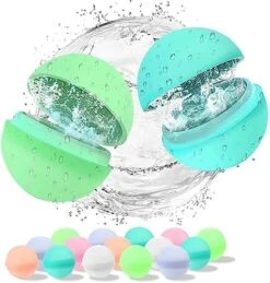 25Pcs Reusable Water Balloons - Latex-Free Soft Silicone Water Bomb Pool Toys, Quick-Fill Water Bomb For Kids & Adults All Ages Summer Fun Outdoor Party Games -Folkmanis Toys Shop 5191U0IJ5GL. AC