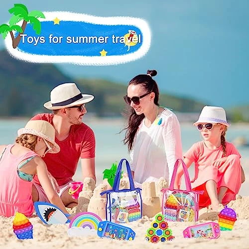 QTOP Fidget Toys Set,10 Pack Fidget Toys, Sensory Toys, Erasable Board Toys, Water Games And Puzzles, Activities Toy For Boys And Girls 4 5 6 7 8 Years - Learning Gift For Trip (Rainbow) 7 QTOP Fidget Toys Set,10 Pack Fidget Toys, Sensory Toys, Erasable Board Toys, Water Games And Puzzles, Activities Toy For Boys And Girls 4 5 6 7 8 Years - Learning Gift For Trip (Rainbow) - Image 5