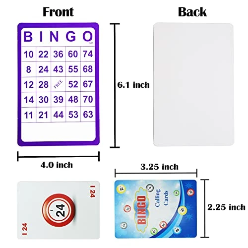 Yuanhe Complete Bingo Game Set With 100 Bingo Cards,1000 Bingo Chips And Deck Of Calling Cards For Family,Large Groups,Parties,Game Nights 3 Yuanhe Complete Bingo Game Set With 100 Bingo Cards,1000 Bingo Chips And Deck Of Calling Cards For Family,Large Groups,Parties,Game Nights