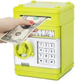 Refasy Piggy Bank Cash Coin Can ATM Bank Electronic Coin Money Bank For Kids-Hot Gift -Folkmanis Toys Shop 519E Rv9T0L. AC 1