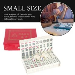 INOOMP Mahjong Sets Travel Mini Mahjong Set Traditional Chinese Version Game Portable Acrylic Material -Jong Tile Set With Carrying Case For Travel Friend Family Leisure Time Mini Toys 11 INOOMP Mahjong Sets Travel Mini Mahjong Set Traditional Chinese Version Game Portable Acrylic Material -Jong Tile Set With Carrying Case For Travel Friend Family Leisure Time Mini Toys -Folkmanis Toys Shop 519OxF8gcgL