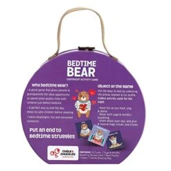 Chalk And Chuckles Bedtime Bear Fun Preschool Card Game For Kids Ages 4-8, Kindergarten Toys For Boys, Girls And Parents -Folkmanis Toys Shop 519dLnqxTcL