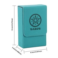 OREIKWEE Tarot Cards With Case,Full Size 78pcs Tarot Cards Deck, Classic Tarot Cards For Beginners With Tarot English Guidebook And Leather Tarot Case/Holder(4.9 X 2.9 X 1.25) -Folkmanis Toys Shop 519eFUy5NmL