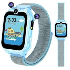 Kids Smart Watch Girls Boys, Gifts For 4-10 Years Old Dual Camera Touchscreen Smart Watch For Kids With 18 Games Music Video Player Alarm Clock Flashlight Educational Toys Toddles Birthday Gifts