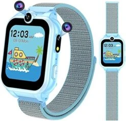 Kids Smart Watch Girls Boys, Gifts For 4-10 Years Old Dual Camera Touchscreen Smart Watch For Kids With 18 Games Music Video Player Alarm Clock Flashlight Educational Toys Toddles Birthday Gifts -Folkmanis Toys Shop 519eblGCg9L. AC