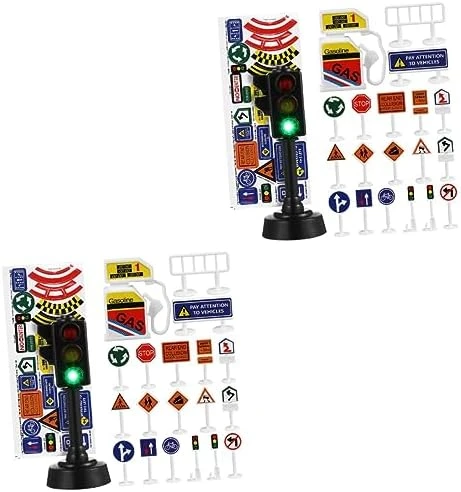 TOYANDONA 112 Pcs Mini & Outdoor Cones Toy Miniature Kids Plastic Educational For Signal Light Miniatures Preschool Street Learning Signs Simulation Playing Supplies Party Lights Christmas 10 TOYANDONA 112 Pcs Mini & Outdoor Cones Toy Miniature Kids Plastic Educational For Signal Light Miniatures Preschool Street Learning Signs Simulation Playing Supplies Party Lights Christmas - Image 8
