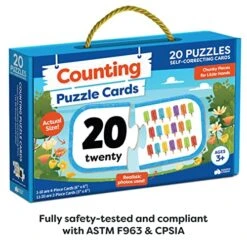 Number Puzzle Kindergarten Math Games - Number Matching Puzzle - Learning Numbers Puzzles Counting Toys For Toddlers Kids Ages 3-5 - Educational Toys Preschool Learning Activities Toddler Puzzles -Folkmanis Toys Shop 519oN70sc1L