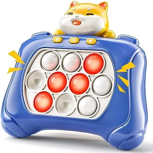 TEMI Pop Fidget Push Game, Handheld Game For Kids 6-8, Squeeze Sensory Push Bubble Stress Light Up Toy, Birthday Gifts For 8-12 Year Old Boys, Girls, Teens 8 TEMI Pop Fidget Push Game, Handheld Game For Kids 6-8, Squeeze Sensory Push Bubble Stress Light Up Toy, Birthday Gifts For 8-12 Year Old Boys, Girls, Teens - Image 6