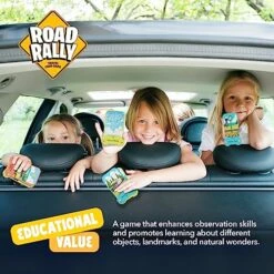 Road Rally Travel Scavenger Hunt Card Game For Kids - Road Trip Car Games & Activities Must Haves Essentials I - Fun Eye Hide & Seek Found Spy Summer Camping Toys Ages 4 5 6 7 8 9 10 11 12, 4-8, 8-12 -Folkmanis Toys Shop 519xy8YwojL