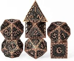 UDIXI Metal DND Dice Set, 7PCS Polyhedral D&D Dice Set Dragon D N D Dice For Dungeons And Dragons, Metal Dice Set D&d For Role Playing Dice (Black 12) 23 UDIXI Metal DND Dice Set, 7PCS Polyhedral D&D Dice Set Dragon D N D Dice For Dungeons And Dragons, Metal Dice Set D&d For Role Playing Dice (Black 12) -Folkmanis Toys Shop 51A3OlDPb1L. AC
