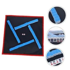 NOLITOY 1 Set Mini Portable Mahjong Outdoor Set Mini Tools Toy Tools Mini Mahjong Set Mini Chinese Mahjong Set Mini Mahjong Table Western Mah Jongg Game Set Mah-Jong Set Mini Mahjong Game -Folkmanis Toys Shop 51A5m4ocJLL