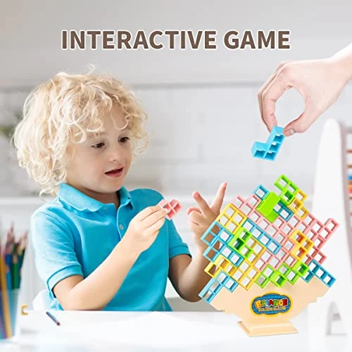 YISOOPEI 32pcs Stacking Toys Balance Building Blocks, Blocks For Kids Ages 4-8, 2 Player Games For Family Games For Kids And Adults,Travel Games Adult,Party Games. 5 YISOOPEI 32pcs Stacking Toys Balance Building Blocks, Blocks For Kids Ages 4-8, 2 Player Games For Family Games For Kids And Adults,Travel Games Adult,Party Games. - Image 3