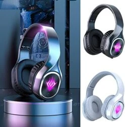 Wireless Headphones, Lightweight Noise Cancelling Headset Over-Ear With Low Latency, T2 Game Headset Sport Earbuds Luminous Dual Mode Bluetooth 5.2 Can Support TF- Card Mode, Bluetooth Earbuds #F -Folkmanis Toys Shop 51A6zzFQQAL. AC
