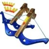 Adventure Awaits - 2-Pack Handmade Wood Toy Crossbow Set - 12 Suction Darts - For Outdoor Play -Folkmanis Toys Shop 51AAuzTUeUL