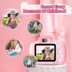 Kids Camera, HAONIU 48MP Digital Dual Camera Kids Toys For Boys/Girls 3-12 Years Old, Kid Selfie Camera With 2.0 Inch IPS Screen, 32GB SD Card, 1080P HD Video Cameras For Toddler Birthday Gifts (Pink) 13 Kids Camera, HAONIU 48MP Digital Dual Camera Kids Toys For Boys/Girls 3-12 Years Old, Kid Selfie Camera With 2.0 Inch IPS Screen, 32GB SD Card, 1080P HD Video Cameras For Toddler Birthday Gifts (Pink) -Folkmanis Toys Shop 51ADWCobb2L