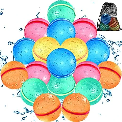 SOPPYCID Reusable Water Bomb Balloons, Magnetic Refillable Water Balls - Pool Toys For Boys And Girls, Beach Outdoor Activities Water Games Toy For Kids Self Sealing Water Splash Ball (6Pack) 10 SOPPYCID Reusable Water Bomb Balloons, Magnetic Refillable Water Balls - Pool Toys For Boys And Girls, Beach Outdoor Activities Water Games Toy For Kids Self Sealing Water Splash Ball (6Pack) - Image 8
