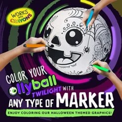 Ollyball Twilight - Glow In The Dark, Color-in Ball For Full-Force Indoor And Outdoor Play! 9 Ollyball Twilight - Glow In The Dark, Color-in Ball For Full-Force Indoor And Outdoor Play! -Folkmanis Toys Shop 51AHgNOmqeL