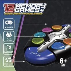 ICore Flashing Genius Brain Games Teaser, Electronic Memory & Brain Game | 12-in-1 Handheld Game For Kids | STEM Toy For Kids Boys & Girls 1 Or 8 Players | Fun Gift Toy For Kids Ages 8-12 Years Old 11 ICore Flashing Genius Brain Games Teaser, Electronic Memory & Brain Game | 12-in-1 Handheld Game For Kids | STEM Toy For Kids Boys & Girls 1 Or 8 Players | Fun Gift Toy For Kids Ages 8-12 Years Old -Folkmanis Toys Shop 51AKhDpyRyL