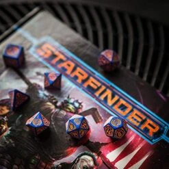 Q-Workshop Starfinder Dead Suns Dice Set 7 Board Games -Folkmanis Toys Shop 51ASrdJXQKL