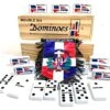 Dominican Rebulic Flag With Double Six Domino Dominoes Game Tiles Domino Family Fun Gifts (Dominican) -Folkmanis Toys Shop 51AVW8d33FL