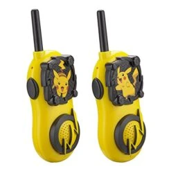 EKids Pokemon Walkie Talkies Pikachu Toys FRS Walkie Talkies For Kids Long Range Static Free Easy To Use For Indoor And Outdoor Games -Folkmanis Toys Shop 51AVvZMCpKL