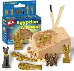 XXTOYS Jumbo Pirate Dig Kit - Dig Up 12 Pirate Treasures, Gemstones, Gold Coins - Pirate Toys For Kids - Great Birthday Party Supplies, Gifts Idea For Boys & Girls - Includes Treasure Chest -Folkmanis Toys Shop 51AcOib7SiL. AC