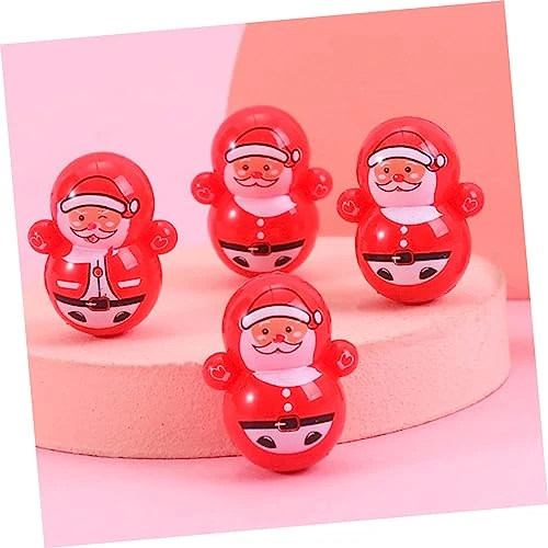 SAFIGLE 60pcs Tumbler Toy For Kids Christmas Toys Tumbler For Kids Miniatures Crafts Ornament Santa Claus Xmas Landscape Ornament Cognitive Toys For Child Tumbler Toys For Kids Home Decors 4 SAFIGLE 60pcs Tumbler Toy For Kids Christmas Toys Tumbler For Kids Miniatures Crafts Ornament Santa Claus Xmas Landscape Ornament Cognitive Toys For Child Tumbler Toys For Kids Home Decors - Image 2