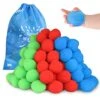 60 Cotton Water Balls Toys For Teens And Adults, Reusable Splash Water Balls Trampoline Toys Accessories With Bag, Pool And Beach Water Balloons For Outdoor Summer Water Toys 4-8 8-12 -Folkmanis Toys Shop 51AzCR85noS