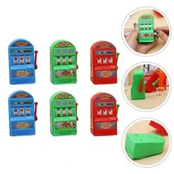 Ibasenice 18pcs Children Tabletop Interactive Lottery Games Kids Cake Bank Mini Gift Funny Toy Lucky Party Interesting Slot Machines Jackpot Plastic Reels With Random Color -Folkmanis Toys Shop 51B9xophXYL