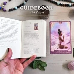 Earth Moon Magick Elemental Empath Tarot Cards Set Oracle Deck – 52 Tarot Cards With Guidebook Oracle Cards Set Promotes Clarity, Spiritual Awakening – Recycled Paper Oracle Cards With Guide Book -Folkmanis Toys Shop 51BBe81axjL