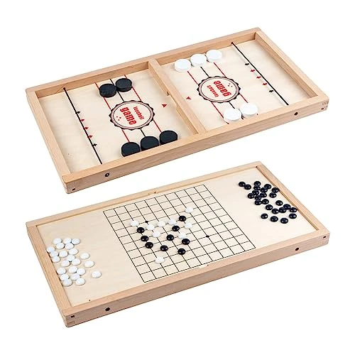Fast Sling Puck Game Wooden Hockey Game Winner Board Game Desktop Battle Interactive Toy For Kids Adults 3 Fast Sling Puck Game Wooden Hockey Game Winner Board Game Desktop Battle Interactive Toy For Kids Adults