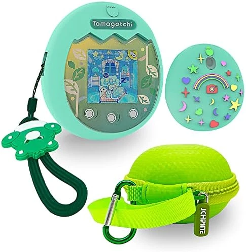 Carrying Case And Silicone Cover For Tamagotchi Pix Virtual Interactive Pet Game Machine, Protective Skin Sleeve Silicone Case For Tamagotchi Pix Get Game Accessories (Silicone Cover And Carry Case) 10 Carrying Case And Silicone Cover For Tamagotchi Pix Virtual Interactive Pet Game Machine, Protective Skin Sleeve Silicone Case For Tamagotchi Pix Get Game Accessories (Silicone Cover And Carry Case) - Image 8