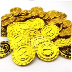 TOYANDONA Children Toys Pretend Toys Pirate Toy Trefoil Coins Pirate Coins Lucky Leprechaun Coin Kids Game Coins Gold Coins For Kids Plastic Gold Coins Lucky Coin Game Currency Trick 100pcs 13 TOYANDONA Children Toys Pretend Toys Pirate Toy Trefoil Coins Pirate Coins Lucky Leprechaun Coin Kids Game Coins Gold Coins For Kids Plastic Gold Coins Lucky Coin Game Currency Trick 100pcs -Folkmanis Toys Shop 51BO0ovMJRL