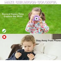 Kids Camera For Boys And Girls Digital Video Camera For Kids Toy Gift Toddler HD Digital Video Cameras Birthday Gift For Age 3 4 5 6 7 8 9 With 1080P HD 2 Inch Screen And 32GB Card -Folkmanis Toys Shop 51BWSmu1RBL