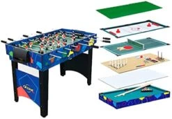 Multifunctional Desktop Ball Game Machine, Family Party Football Machine Ice Hockey Billiards Table Tennis Table Children's Double Adult Toy Desktop Wooden Puzzle Game,A 15 Multifunctional Desktop Ball Game Machine, Family Party Football Machine Ice Hockey Billiards Table Tennis Table Children's Double Adult Toy Desktop Wooden Puzzle Game,A -Folkmanis Toys Shop 51Bcrdr5zWL. AC