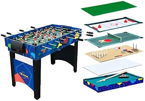 Multifunctional Desktop Ball Game Machine, Family Party Football Machine Ice Hockey Billiards Table Tennis Table Children's Double Adult Toy Desktop Wooden Puzzle Game,A 9 Multifunctional Desktop Ball Game Machine, Family Party Football Machine Ice Hockey Billiards Table Tennis Table Children's Double Adult Toy Desktop Wooden Puzzle Game,A - Image 7
