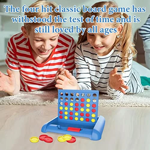 GENERIC 5 Four In A Row,Board Games Toys For Kids - Tables Game Set Travel Friendly Storage Case Toy For Family Picnic Camping Party Travel 4 GENERIC 5 Four In A Row,Board Games Toys For Kids - Tables Game Set Travel Friendly Storage Case Toy For Family Picnic Camping Party Travel - Image 2