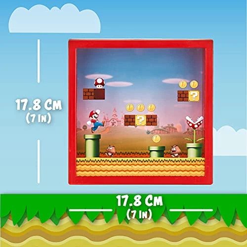 Paladone Super Mario Bros. Box Coin Bank, 18cm (7") 4 Paladone Super Mario Bros. Box Coin Bank, 18cm (7") - Image 2