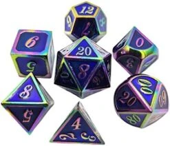 Dsxnklnd 7 Pcs/Set Metal Solid Aluminum Dices Set Number Vintage Dial Desktop Table Board Game Accessories Toy -Folkmanis Toys Shop 51BtYAs7kzL. AC