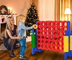 Safeplus Giant 4 In A Row Classic Game Set, 47” Jumbo 4-to-Score Toy Set,Fun Indoor & Outdoor Connect Four Games For Kids Adults Family Party 13 Safeplus Giant 4 In A Row Classic Game Set, 47” Jumbo 4-to-Score Toy Set,Fun Indoor & Outdoor Connect Four Games For Kids Adults Family Party -Folkmanis Toys Shop 51BvZDveijL