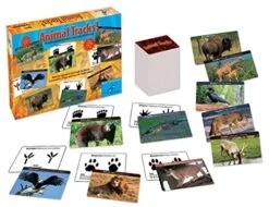 The Young Scientists Club Animal Tracks Game, At-Home STEM Kits For Kids Age 5 And Up, Animal Games For Young Scientists, Kids Party Games And Activities , Yellow