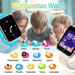 Smart Watch For Kids With MP3 Music Double Cameras Video Player 24 Of Games Recorder Pedometer Alarm Clock Calculator Flashlight Watch Electronic Learning Education Toys Gifts For 3-12 Age Boys Girls -Folkmanis Toys Shop 51C9HV3SW6L