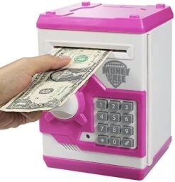 Elemusi Cartoon Electronic Password Mini ATM Piggy Bank Cash Coin Can Auto Scroll Paper Money Saving Box, For Children Kids 20 Elemusi Cartoon Electronic Password Mini ATM Piggy Bank Cash Coin Can Auto Scroll Paper Money Saving Box, For Children Kids -Folkmanis Toys Shop 51CH1jEP6L. AC