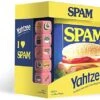 GENERIC Yahtzee Spam Brand | Collectible Game As Iconic Spam Can With Custom Dice | Dice Featuring Fried Spam, Spam Musubi, Spam Fries | Travel Game & Dice Game 2 GENERIC Yahtzee Spam Brand | Collectible Game As Iconic Spam Can With Custom Dice | Dice Featuring Fried Spam, Spam Musubi, Spam Fries | Travel Game & Dice Game -Folkmanis Toys Shop 51CVCwlbRBL