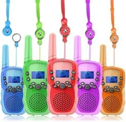 Wishouse Walkie Talkies For Kids, Toys For 3-8 Year Old Boys Girls, Childrens Radio Long Range With Detachable Lanyard Flashlight, Outdoor Camping Games Halloween Cosplay Xmas Birthday Gift 4 Pack 26 Wishouse Walkie Talkies For Kids, Toys For 3-8 Year Old Boys Girls, Childrens Radio Long Range With Detachable Lanyard Flashlight, Outdoor Camping Games Halloween Cosplay Xmas Birthday Gift 4 Pack -Folkmanis Toys Shop 51CYo5EByoL. AC 1