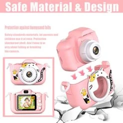 Tyseoome Kids Camera Toys For 3 4 5 6 7 8 9 10 11 12 Year Old Girls,Selfie Camera For Kids Christmas Birthday Festival Gift For Kids Upgrade Digital Camera With 32GB SD Card -Folkmanis Toys Shop 51CZJFxZRAL