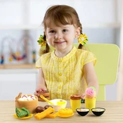 Pretend Play Toy Food Kitchen Set, Asia Dim Sum Set For Kids, Tea Time Toys Sweet Treats Suitable For Café , Birthday For Boys Girls -Folkmanis Toys Shop 51CZxdTRSXL