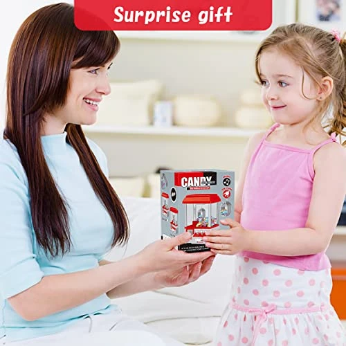 Mini Claw Machine With 24 Game Coins For Kids, Red Candy Grabber Machine With Sound Electronic Prize Toys, Dispenser Creative Claw Machine Arcade Game For Party Game Boys Girls Birthday Gift 6 Mini Claw Machine With 24 Game Coins For Kids, Red Candy Grabber Machine With Sound Electronic Prize Toys, Dispenser Creative Claw Machine Arcade Game For Party Game Boys Girls Birthday Gift - Image 4