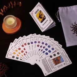 Niubouio Tarot Cards For Beginners With Meanings On Them, Learning Tarot Card Deck With Guidebook -Folkmanis Toys Shop 51CfnbwCjqL